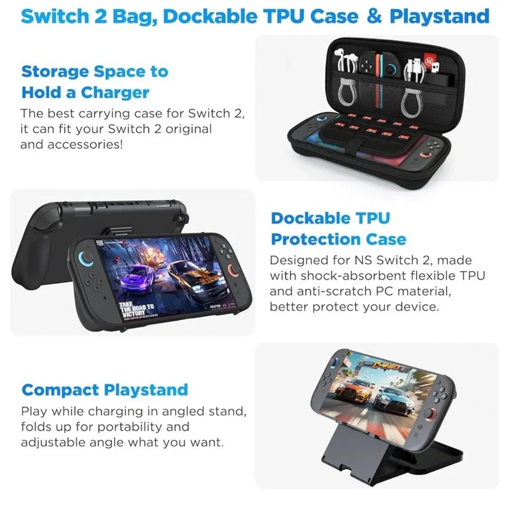 15 in 1 Nintendo switch to accessory bundle kit